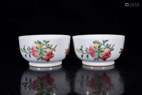 Pastel three fruit bowl 8 * 15 m