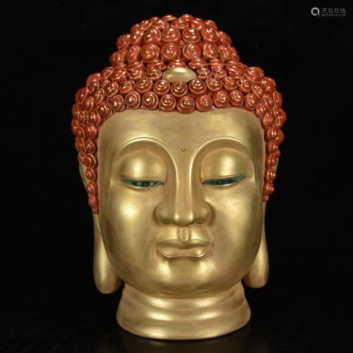 In colored enamel gold Buddha 32 * 20 m