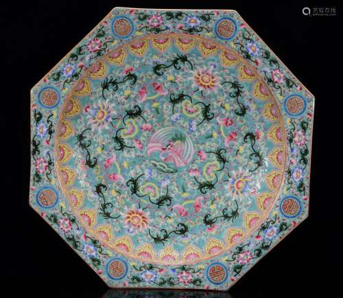 In pastel folding pattern eight square plate 8 * 46 m
