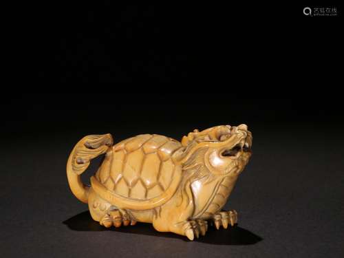 : precious old.chinese dragon turtle carved piecesSpecificat...