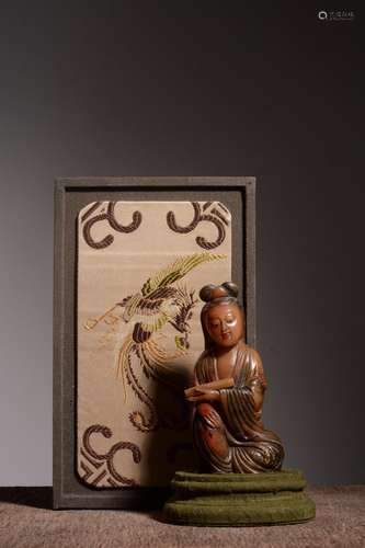 Shoushan stone and color through the guanyin caveArrange ush...