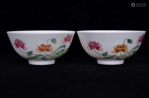 In pastel flowers lines thin tire bowl 6 * 12 m