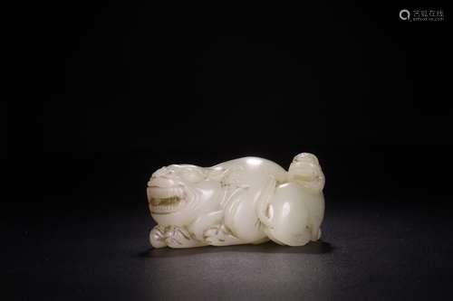 , hotan Bai Yuzi mares to piecesSize: 7.9 x4.5 x4cm, weighs ...