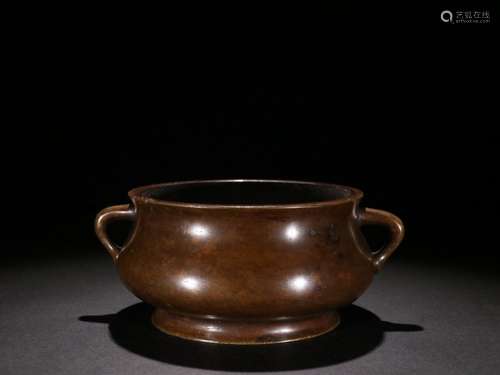 : old copper casting ears incense burnerSpecification: high ...