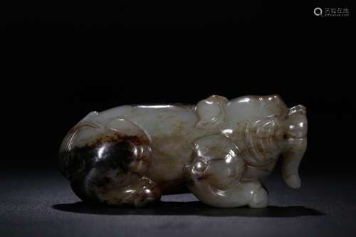 : hetian jade day Paul benevolentLong and 8.7 CM wide and 4....