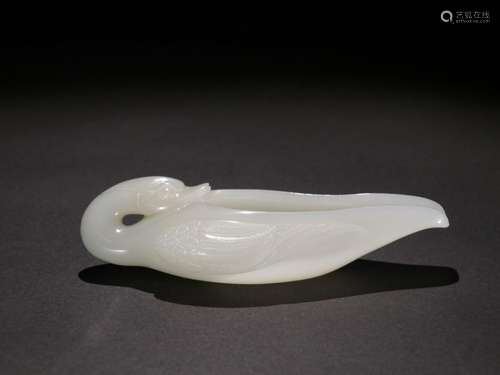 : hetian jade seed makings goose shape cupsSpecification: hi...