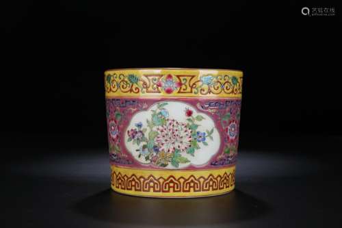 "Four water washing, colored enamel floral printSpecifi...