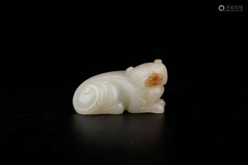 , hotan jade lie a tigerSize: 6 x 3 x 3.5 cm weight: 76 gIn ...