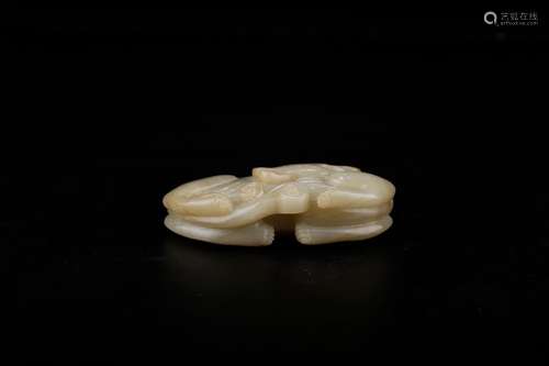 Hetian jade benevolent furnishing articlesSize: 9.5 * 7 * 3 ...