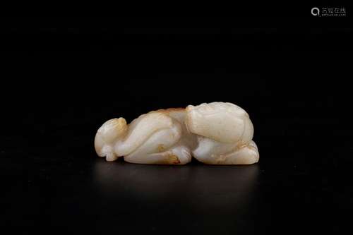 , hotan Bai Yuzi mares to piecesSize: 8 x 4 x 3 cm weight: 1...