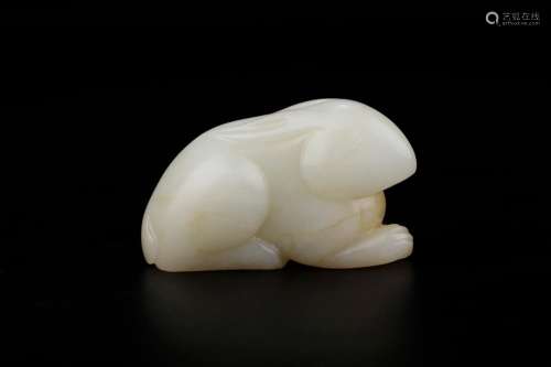 , hotan white rabbitsSize: 6.5 * 3 * 4.5 cm weight: 119 gFro...