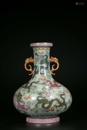 , "" dragon and grain ears just bottles29 cm high ...