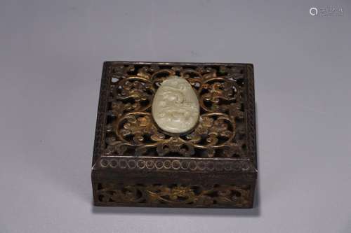 : copper to hetian jade pattern printed boxWidth 8.5 cm, 3.3...