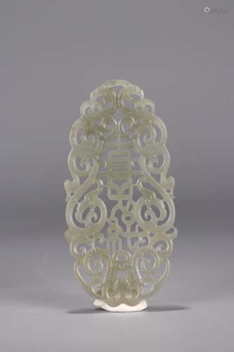 : hetian jade engraved look longnu xi listed10 cm long and 5...