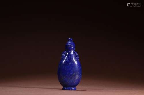 : lapis lazuli snuff bottlesSize: 4.4 cm long, 2.8 cm wide, ...