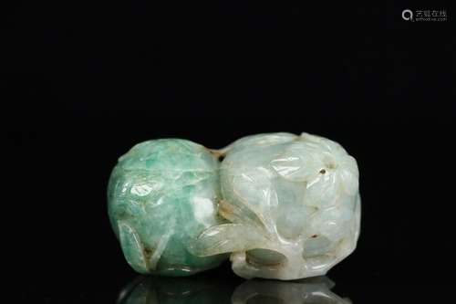 : jade pomegranatesSize: 3.3 cm wide and 6 * 4.1 cm high wei...