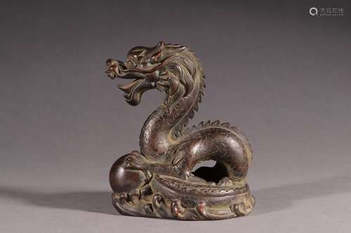 : copper foetus dragon show bead furnishing articlesSize: 13...