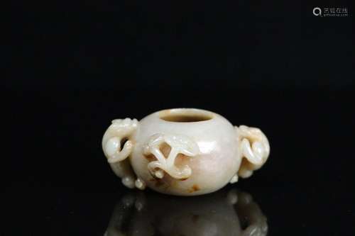 : hetian jade therefore dragon water jarSize: 3 cm high 7.2 ...