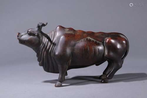 : copper foetus bullish furnishing articlesSize: 11.7 cm wid...