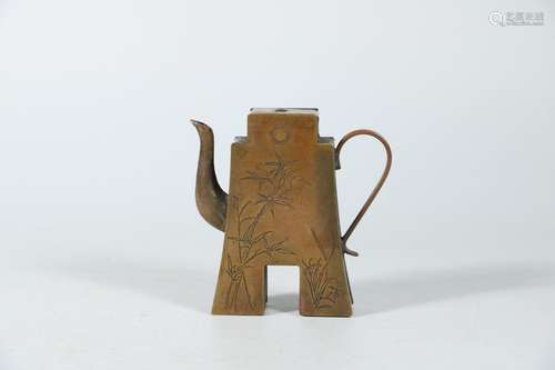 "Four water injection copper ewer shape in lateSize: 8....