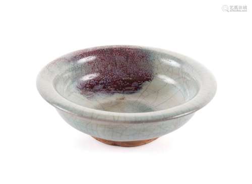 JUN WARE RAISED BOWL