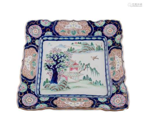 IMARI STYLE CHINESE SQUARE CHARGER