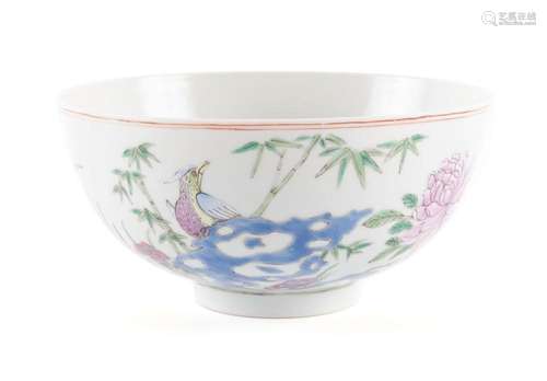 GUANGXU MARK FAMILLE ROSE BOWL