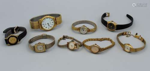 A selection of ladies wristwatches to include Timex, Accuris...