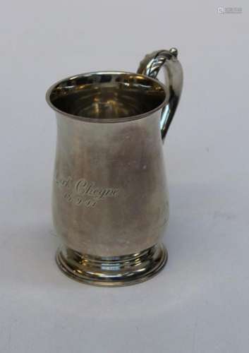 Asprey and Co. Ltd, a George VI silver tankard of baluster f...