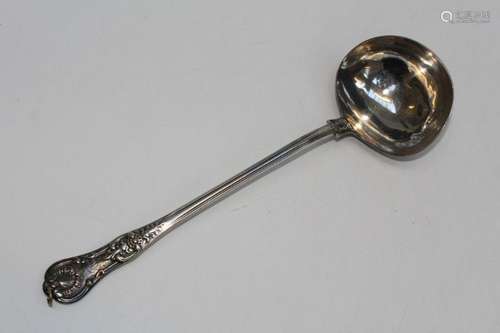 A sterling silver ladle, Kings pattern, hallmarked for Londo...