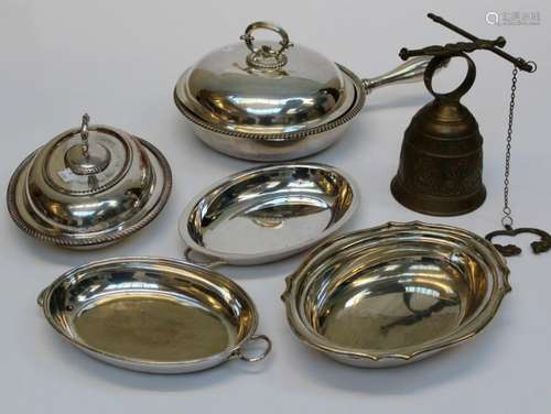 Four EPNS vegetable tureens, a covered chafing dish and a re...