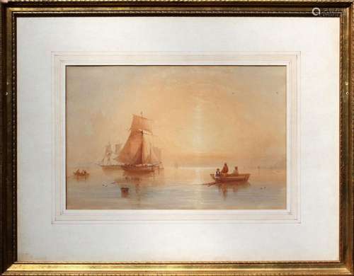 School of John Cantiloe Joy (British 1805-1859) Fishing boat...