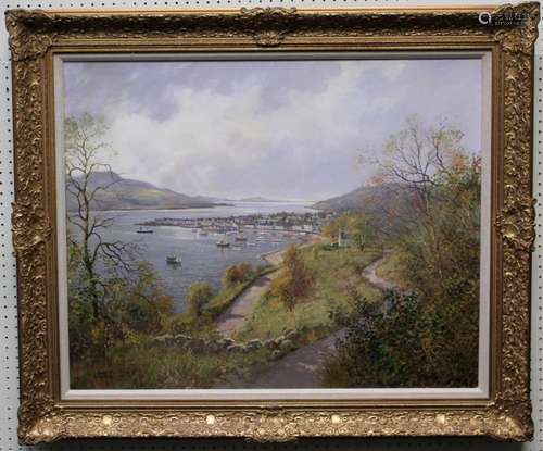 Donald M Shearer (Scottish 1925-2017) A view of Ullapool, wi...