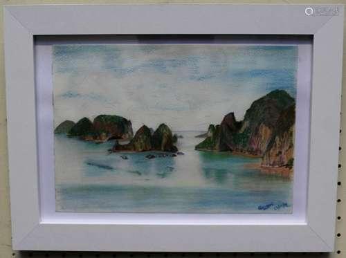 Timothy Onishi (20th English School) View over Ha Long Bay, ...