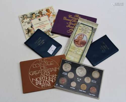 1974 Royal mint set six proof coins 1965 coinage of Great Br...