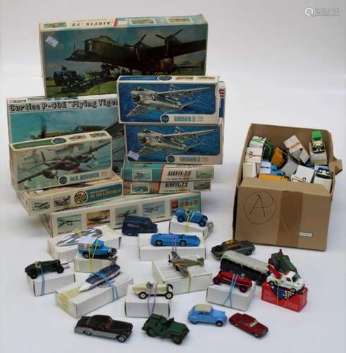 A collection of several dozen largely 1980s Corgi and other ...