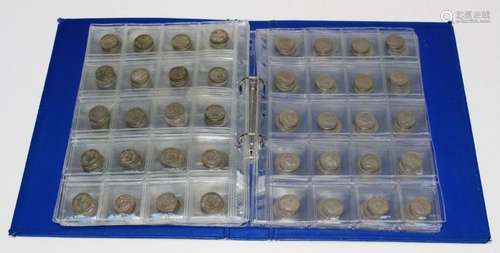 One coin book of coins including Florins Half Crown UNC �2 c...