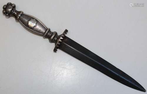 An early 19th century American silver hilted Midshipmans dir...