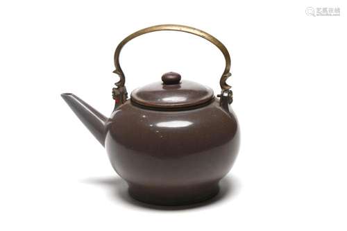 A Yixing teapot