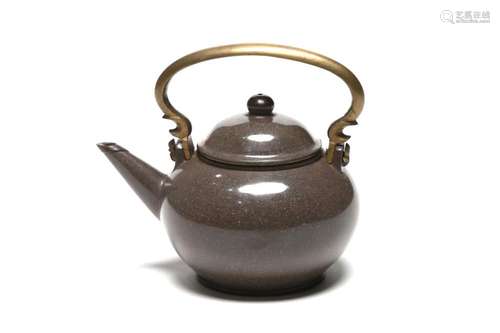 A Yixing teapot