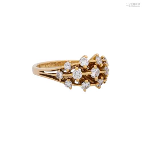 CHRISTIAN BAUER ring with diamonds of approx. 0.82 ct,