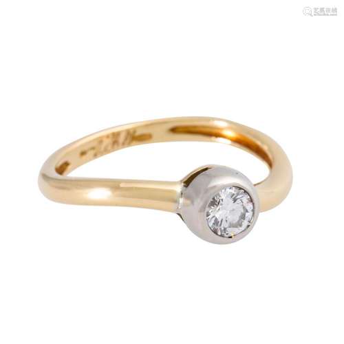 Ring with diamond 0,28 ct