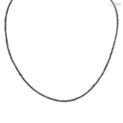 Necklace of black diamonds,