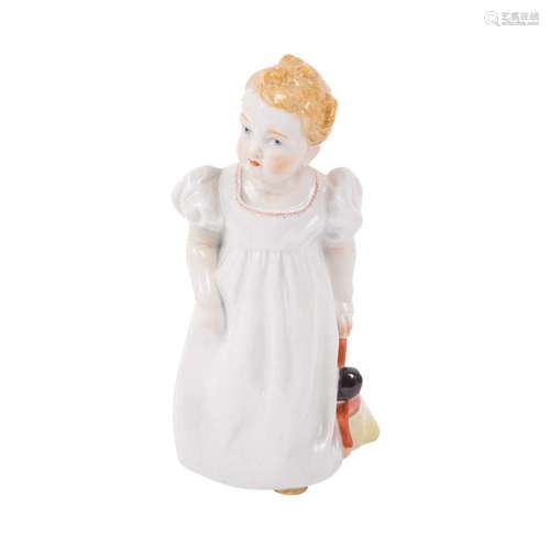 MEISSEN "Girl, with doll"