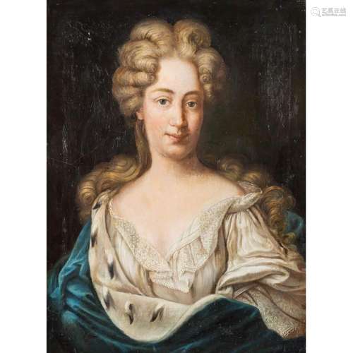 Painter of the 18th century "Portrait of a noble lady i...