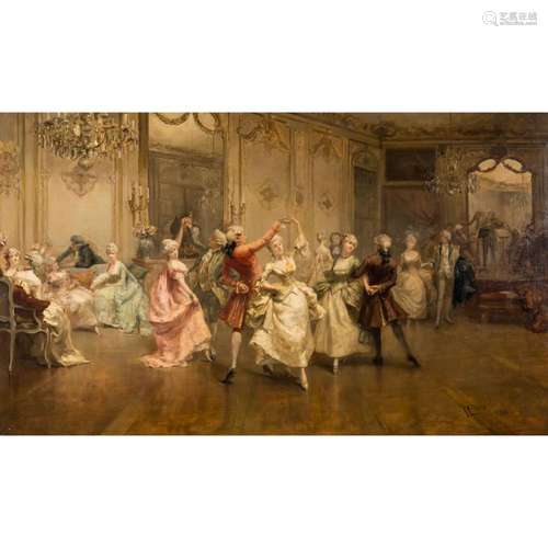 LUDOVICI, ALBERT II (1852-1932) "In the ballroom" ...