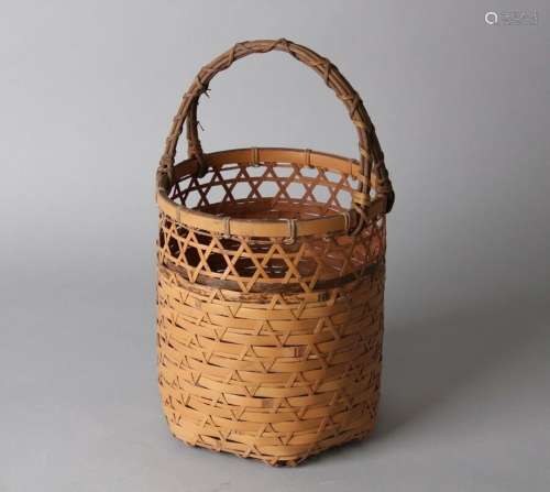 Japanese  Ikebana Bamboo Basket  AA66