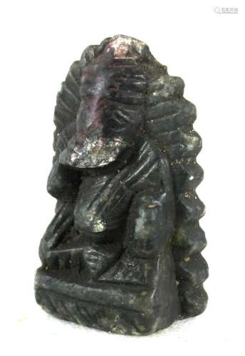 Lord Ganesha Statue Antique Sculpture Figurine Vintage Handm...