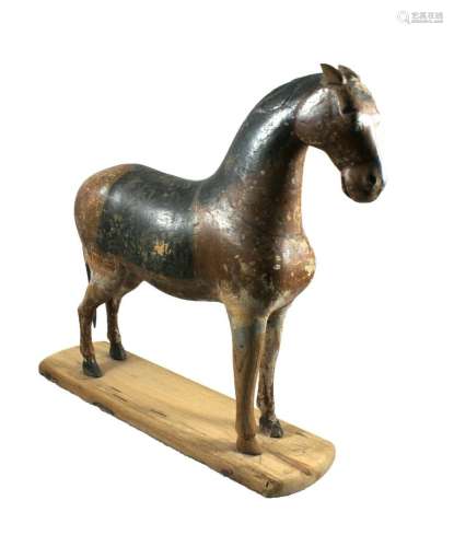 Vintage Horse State Wood Carved Figurine Sculpture Handcraft...