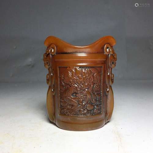 Chinese Natural Shoushan Stone Hand carved Exquisite Seal 10...